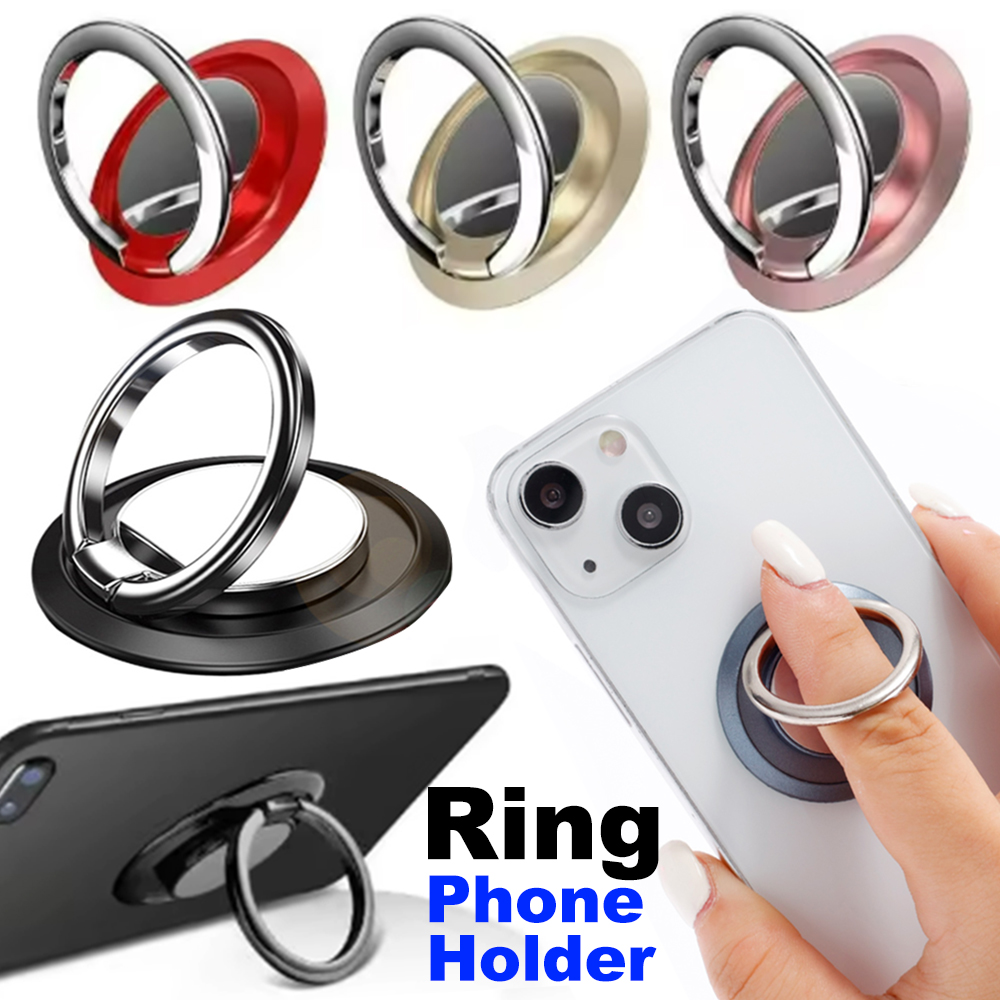 Phone Accessories And Gadget - 360Rotating Finger Ring Phone Holder Stand
