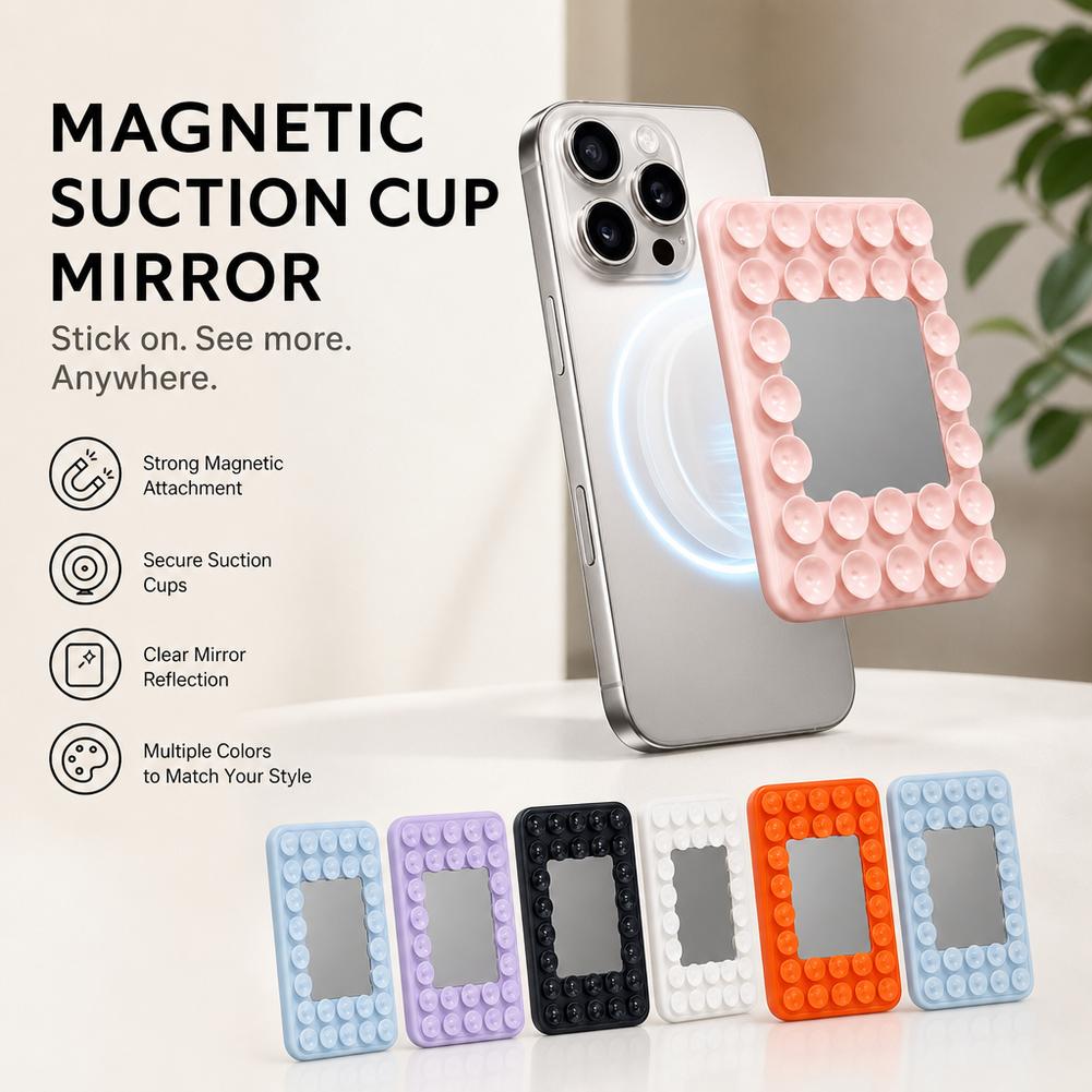 Phone Accessories Hooks - Magnetic Suction Cup Phone Holder with