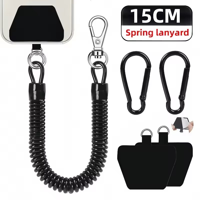 Phone Accessories Hanging - Anti-theft Telescopic Spring Lanyard Anti Lost