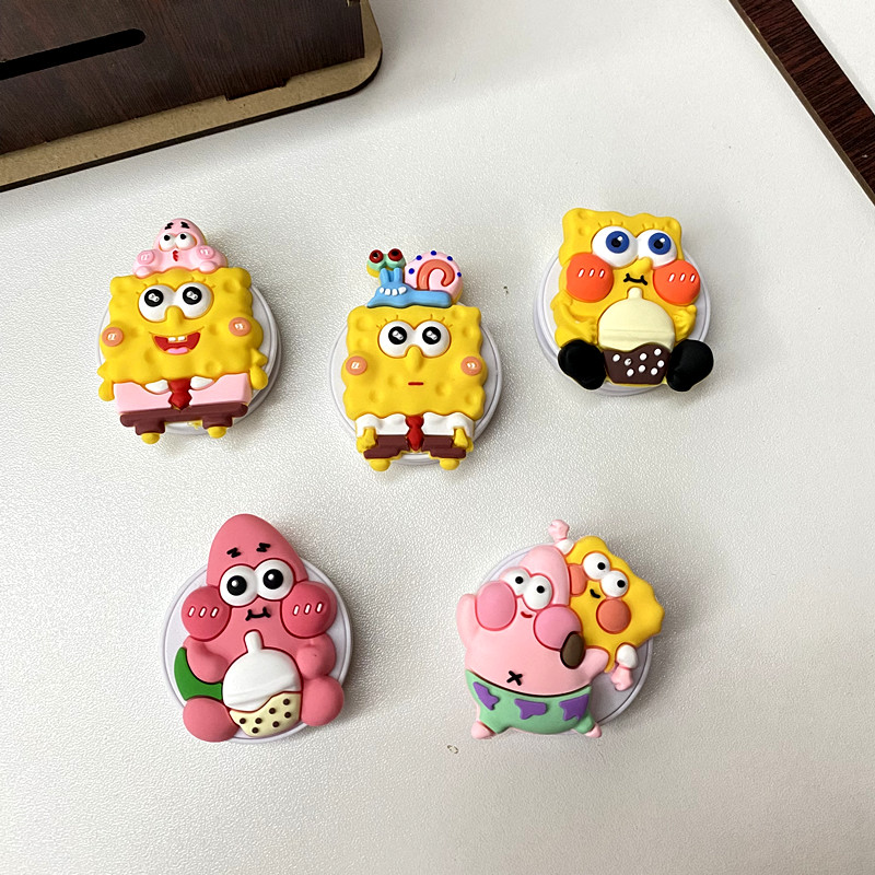 Pop Socket Grip - Potdemiel Cartoon SpongeBob Phone Holder Universal
