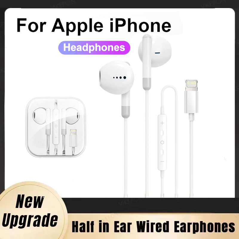 Phone Accessories Unique - Original Wired Earphones for Apple Lightning
