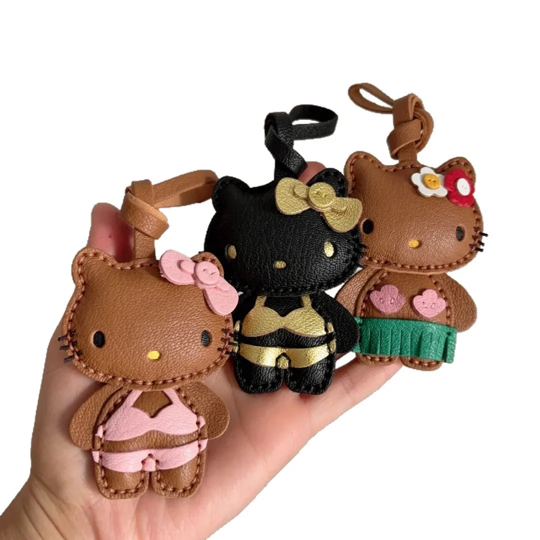 Phone Accessories Hanging - Cartoon Sweet Leather Bag Pendant High-End