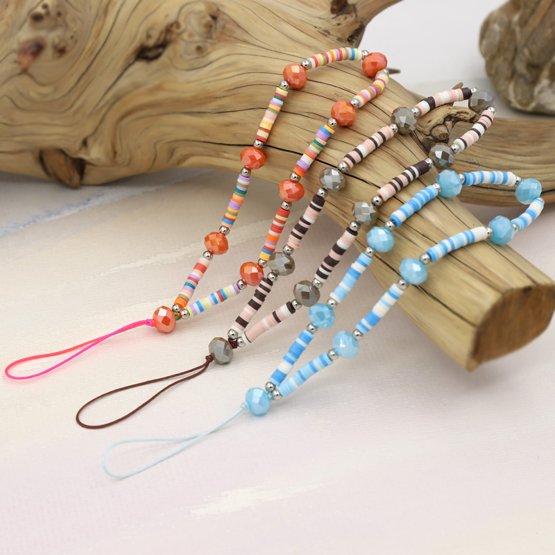 Phone Accessories Hanging - VONNOR Boho Colorful Clay Mobile Phone
