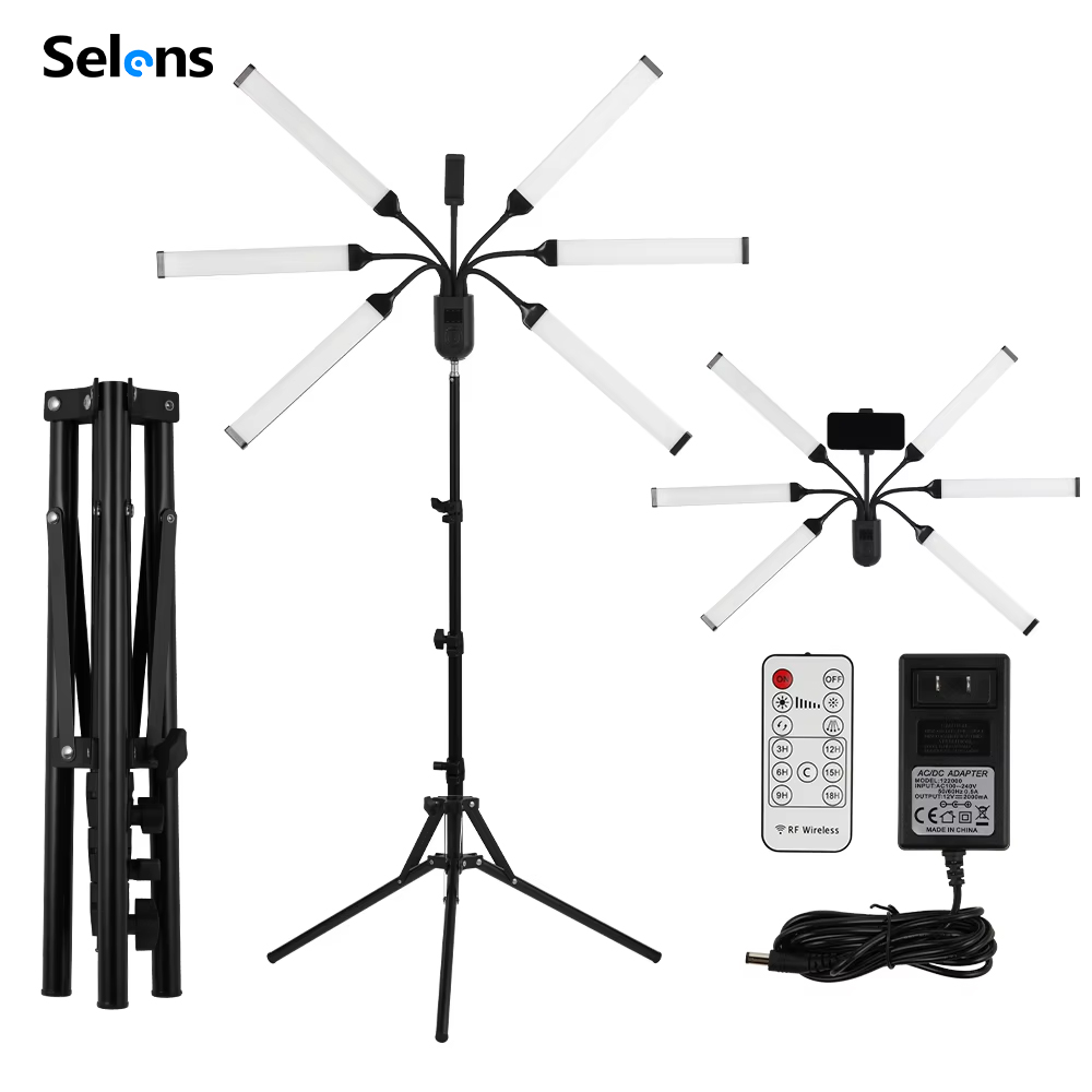 Selens 2/4/6 Arms LED Tube Lig - Led Strip Selfie recension och pris