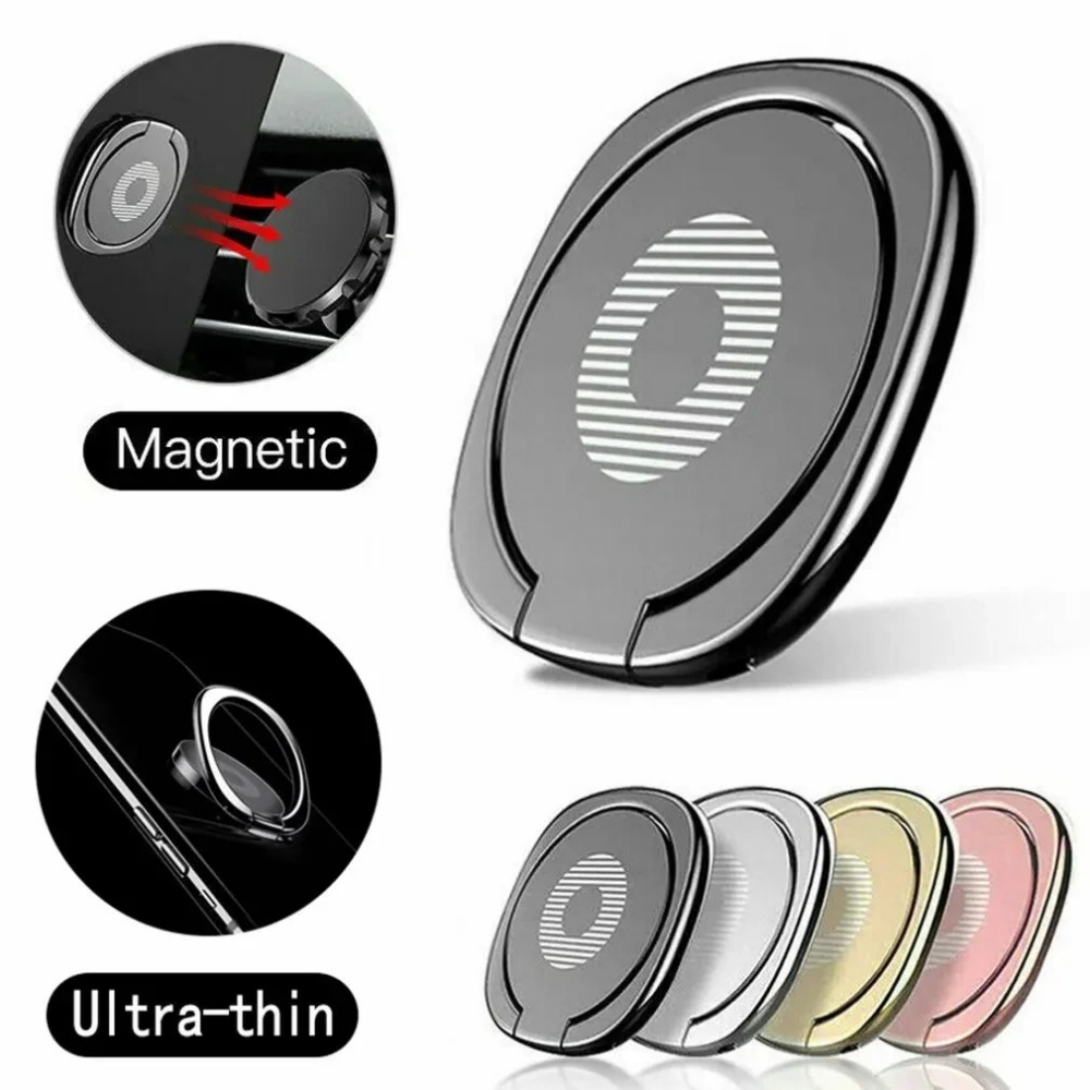 Metal Phone Ring Stand 360 Deg - Pop Socket Grip recension och pris