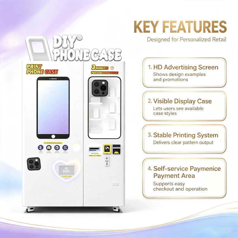 Custom Phone Case Machine Smar - Phone Accessories Vending Machine recension och pris