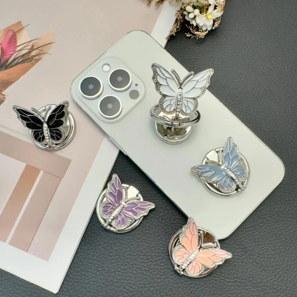 Glitter Butterfly Phone Ring G - Pop Socket Grip recension och pris