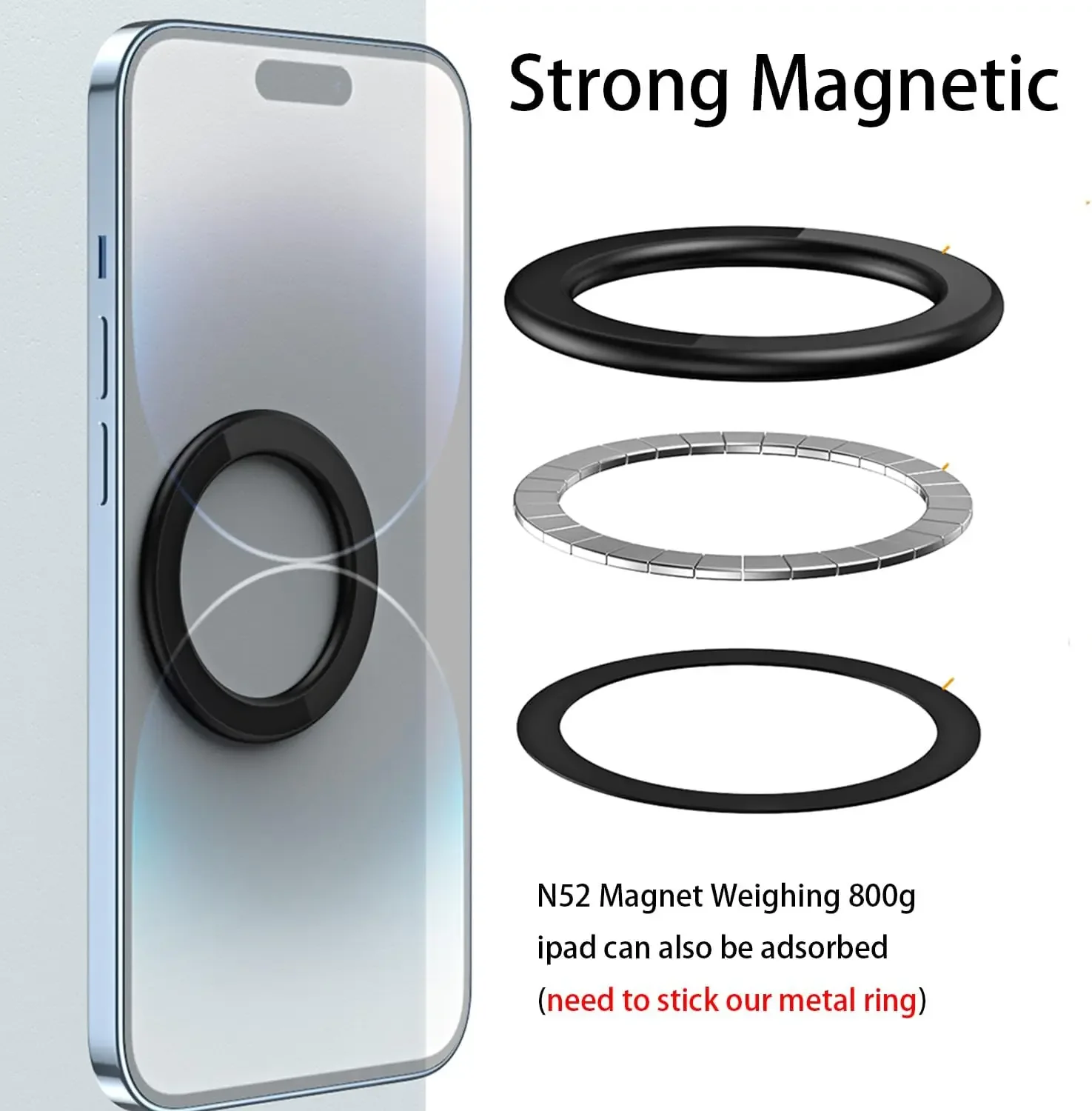 For MagSafe Magnetic Ring Hold - Phone Accessories And Gadget recension och pris