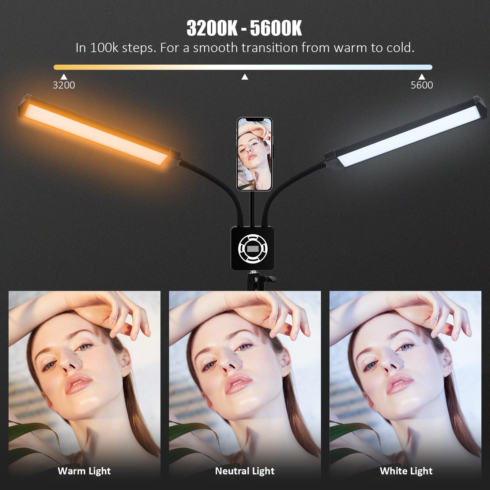 50W Double Arms LED Fill Light - Led Strip Selfie recension och pris
