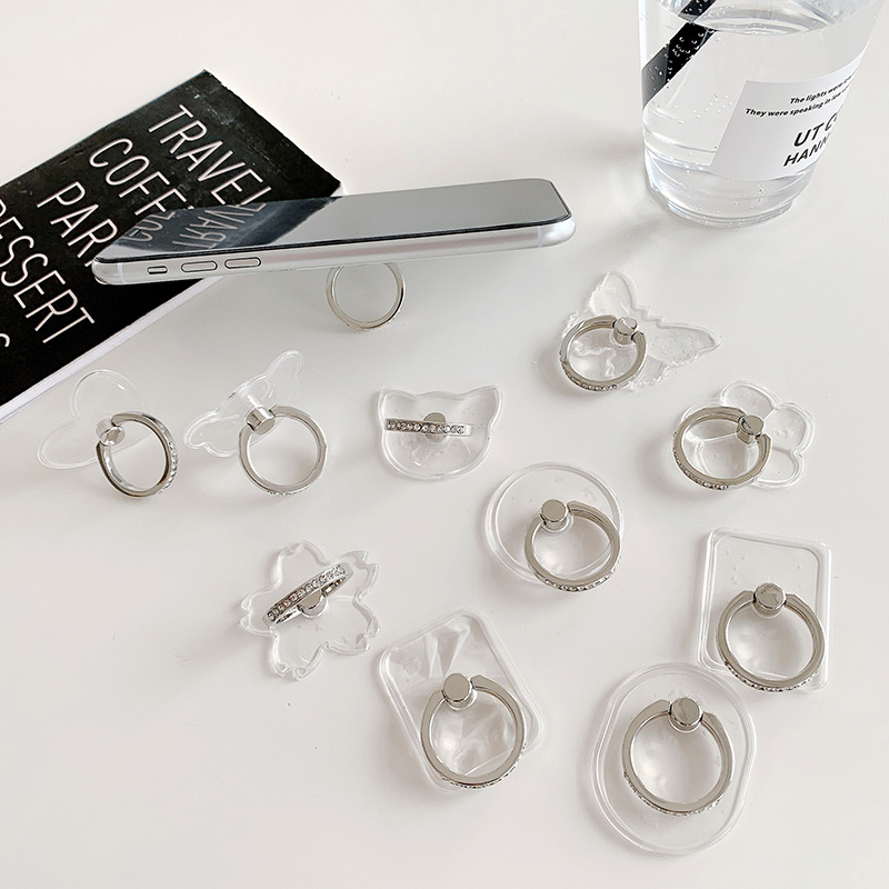 Transparent Finger Ring Holder - Pop Socket Grip recension och pris