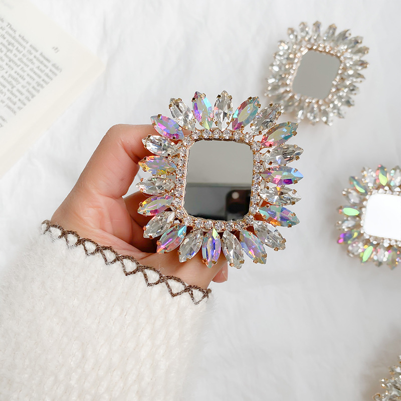 Luxury Shiny Square Mirror Mob - Pop Socket Grip recension och pris