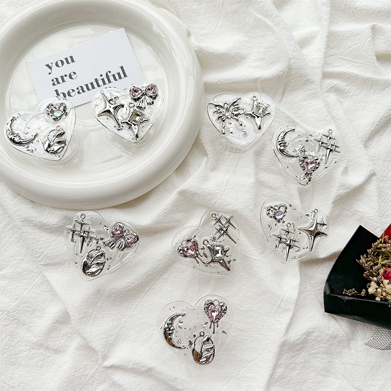 Clear Heart Phone Grip Holder  - Phone Accessories And Gadget recension och pris