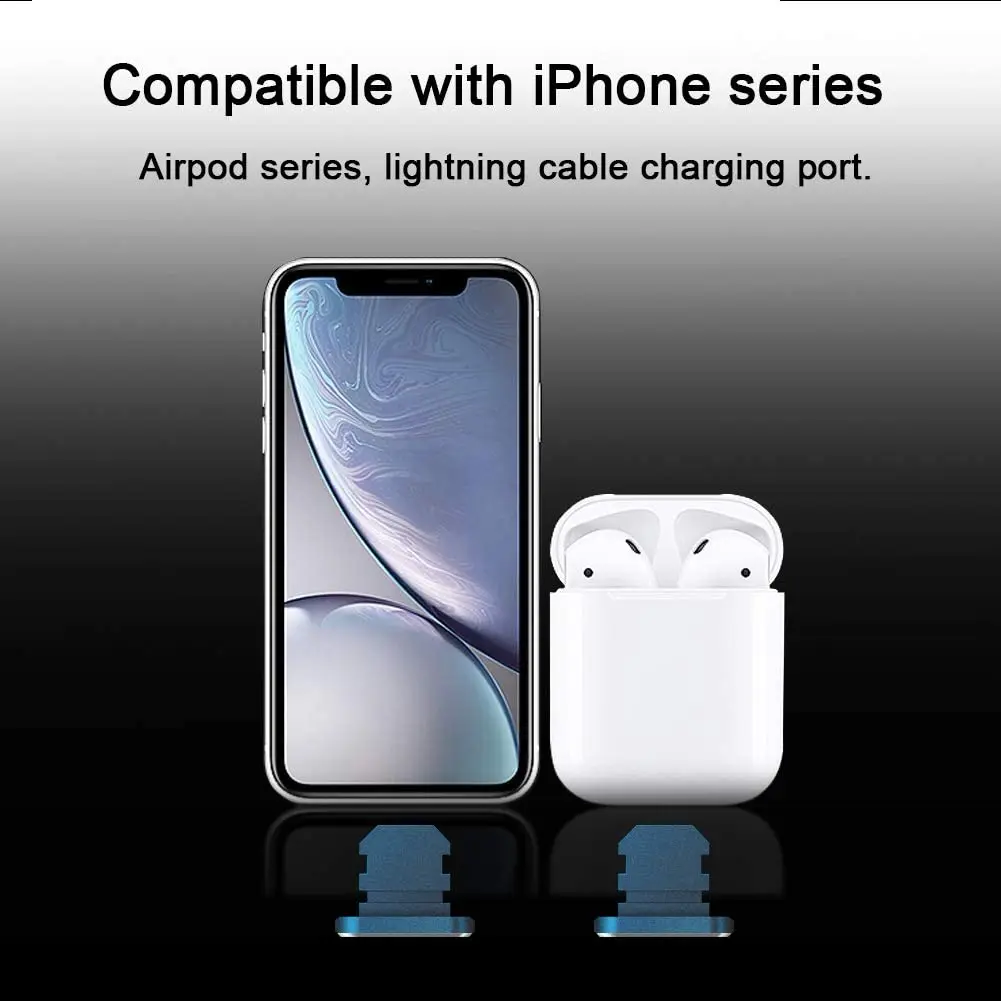 2pcs Metal Dust Plug Charging  - Phone Accessories Unique recension och pris