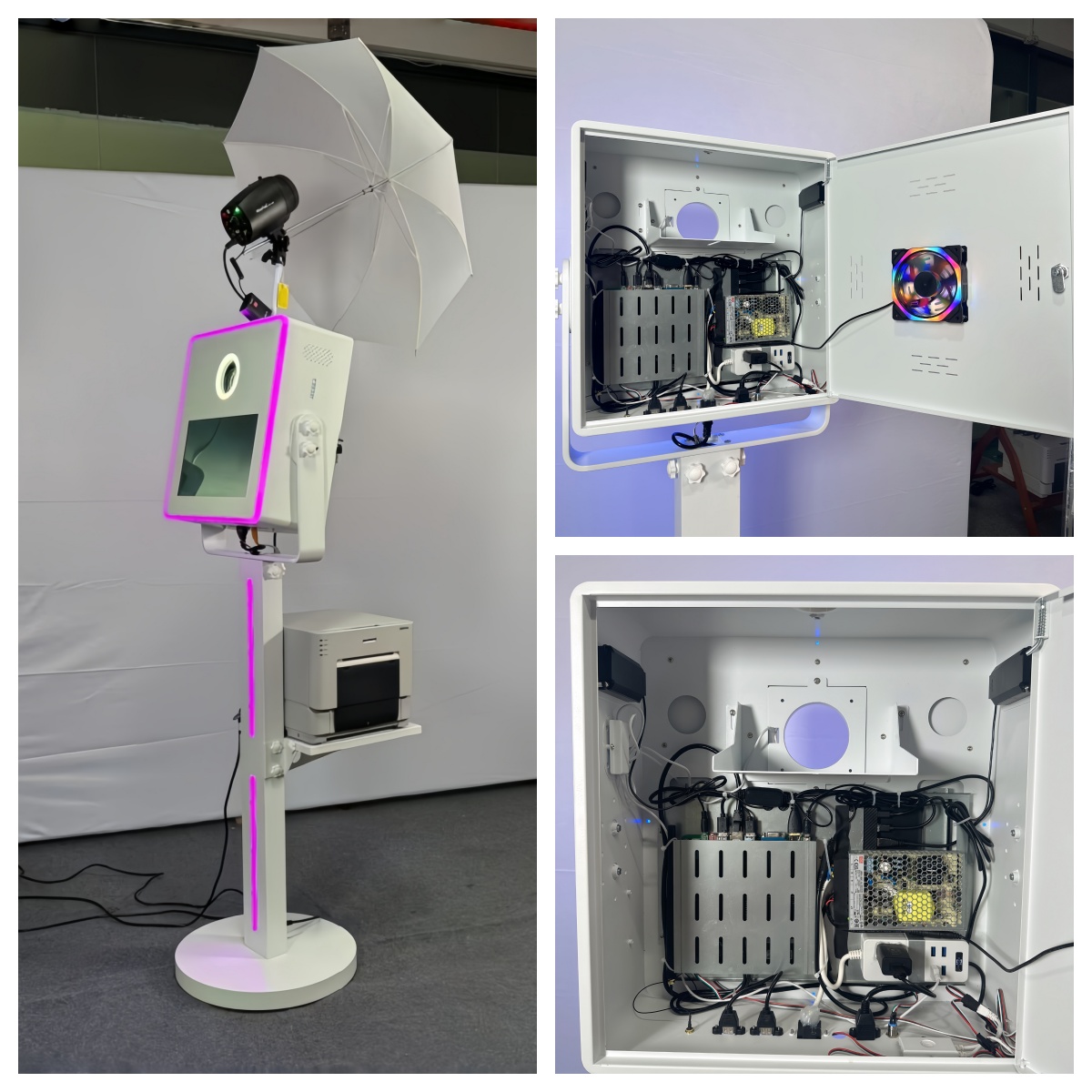 High Grade Selfie Kiosk 15.6in - Led Strip Selfie recension och pris