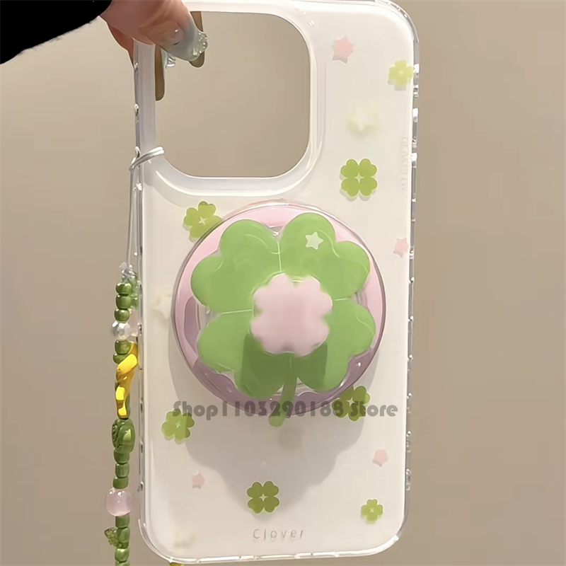 Korean Cute Rotate Lucky Clove - Pop Socket Grip recension och pris