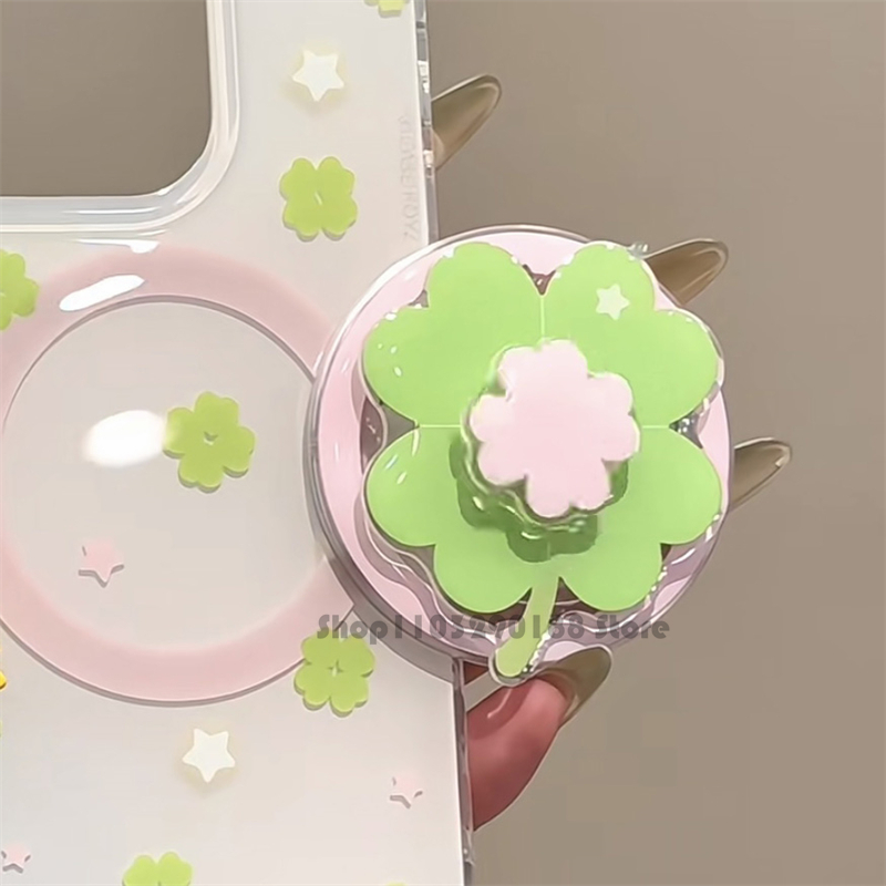 Korean Cute Rotate Lucky Clove - Pop Socket Grip recension och pris