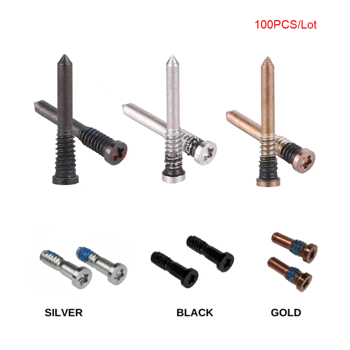100Pcs Bottom Pentalobe Screws - Phone Accessories Unique recension och pris
