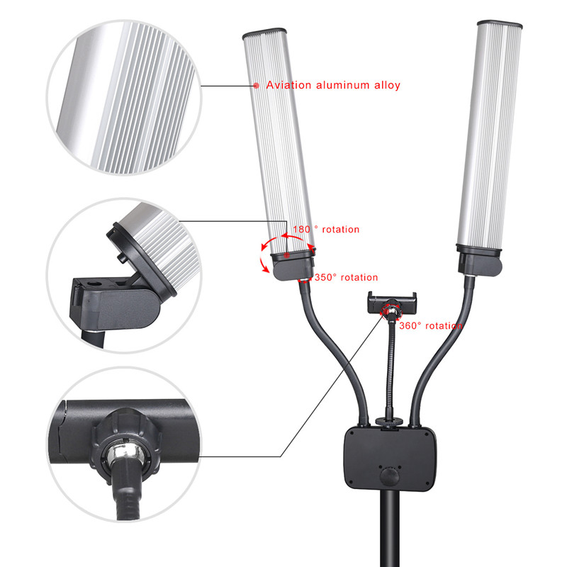 Double Arms LED Fill Light Pho - Led Strip Selfie recension och pris
