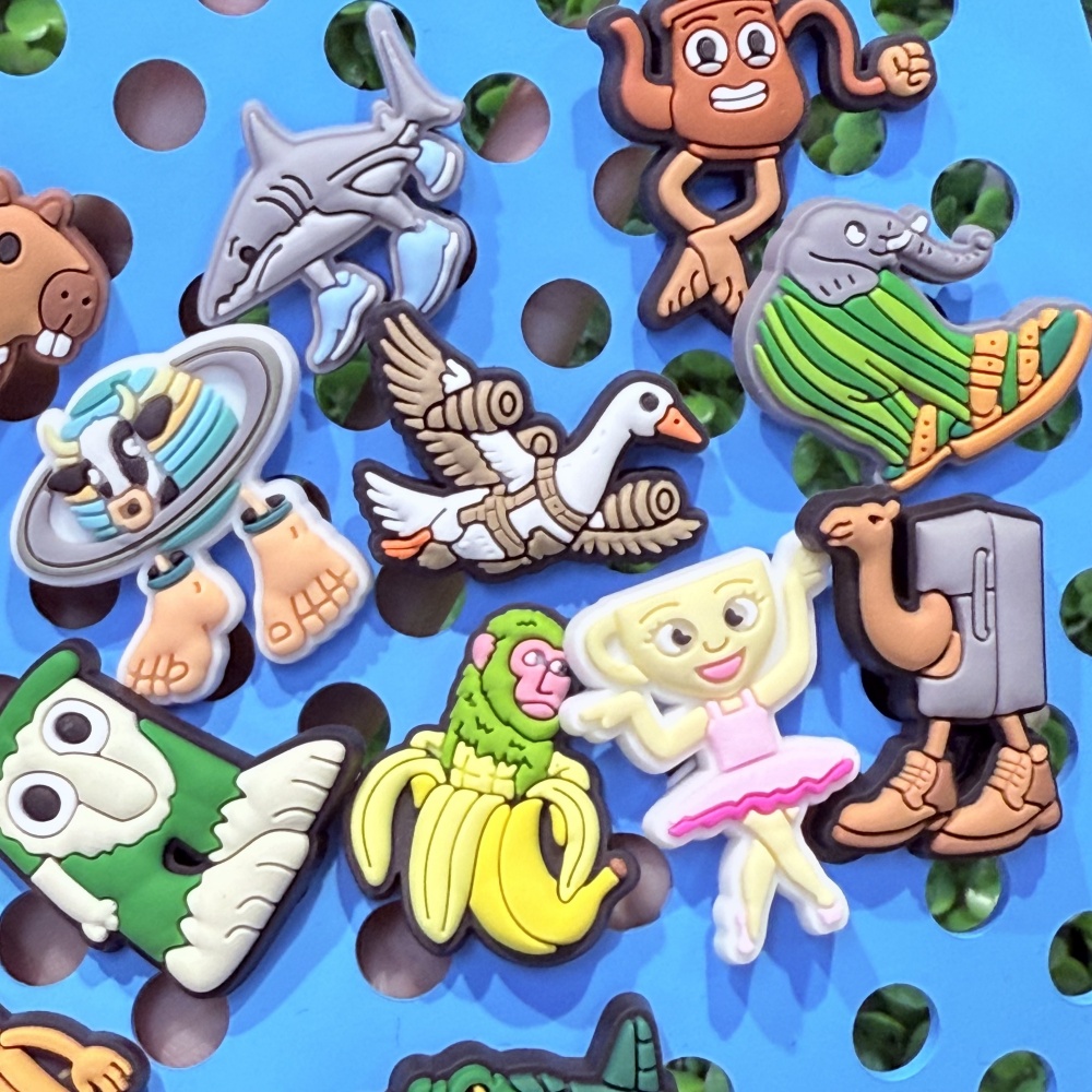 1-13Pcs Shark Elephant Monkry  - Phone Accessories Unique recension och pris