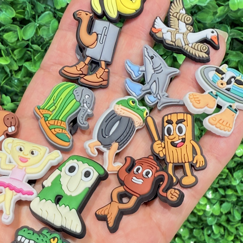 1-13Pcs Shark Elephant Monkry  - Phone Accessories Unique recension och pris