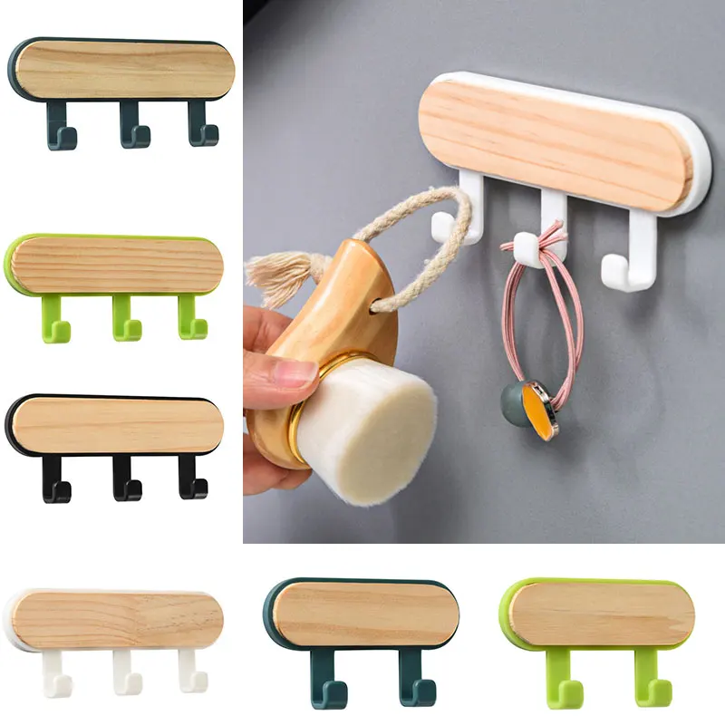 Wood Key Holder Hat Scarf Stor - Phone Accessories Hooks recension och pris