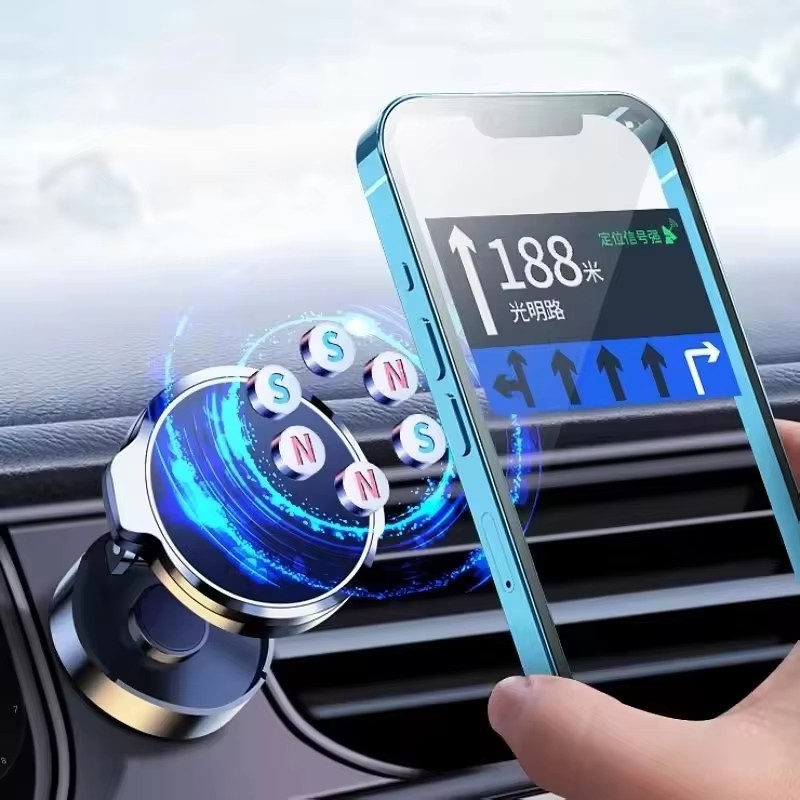 Round Folding Magnetic Car Hol - Phone Accessories And Gadget recension och pris