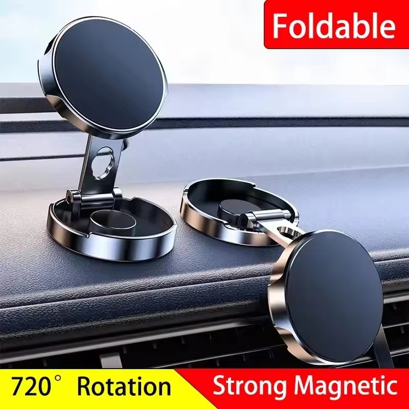 Round Folding Magnetic Car Hol - Phone Accessories And Gadget recension och pris