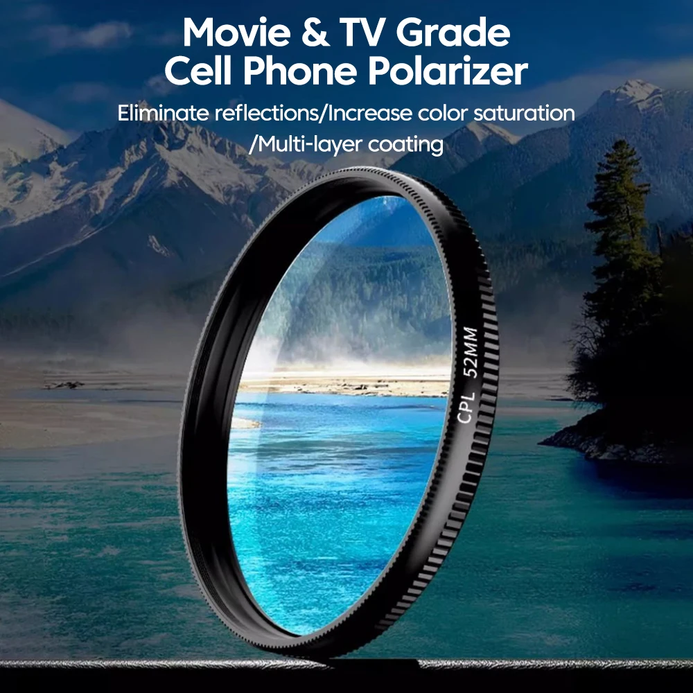 New 52mm CPL Mobile Phone Lens - Phone Accessories And Gadget recension och pris