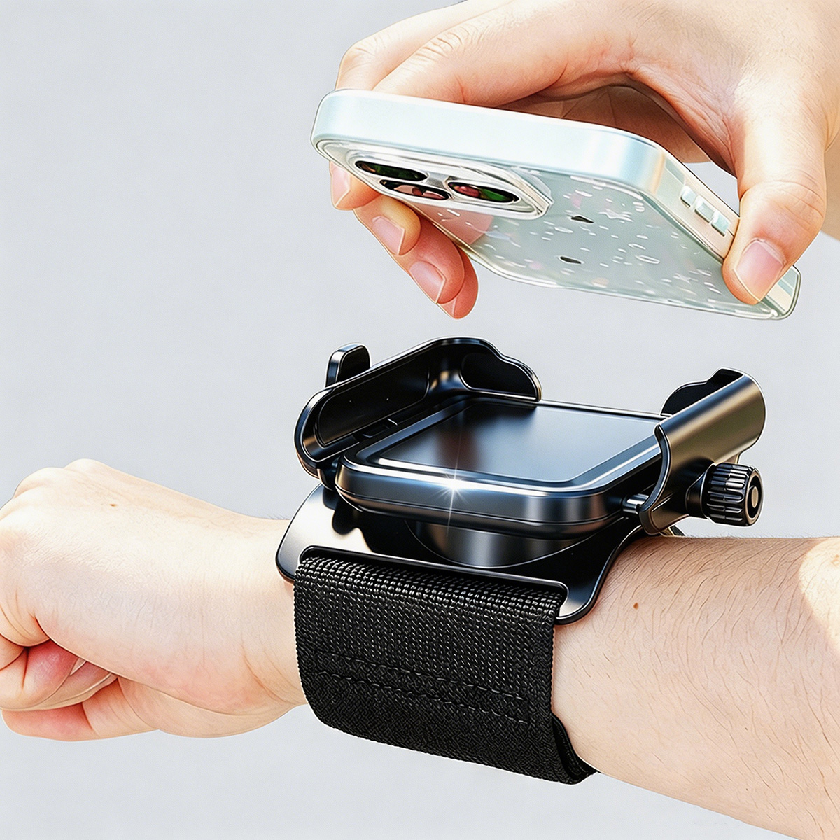 Wristband Phone Holder Quick R - Phone Accessories For Running recension och pris