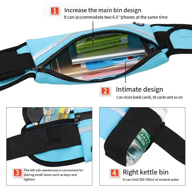 1pc Running Bag Women Waist ba - Phone Accessories For Running recension och pris
