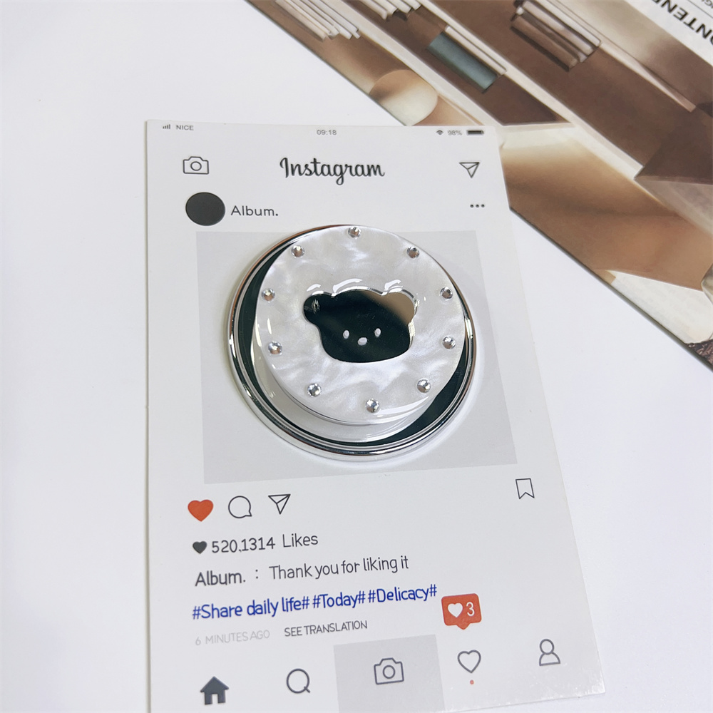 Bear Mirror Magnetic Mobile Ph - Pop Socket Grip recension och pris
